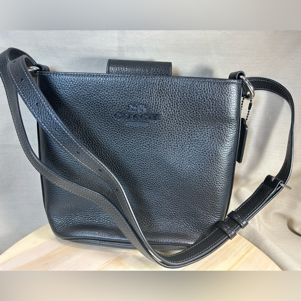 Coach Sophie Black Leather bucket bag